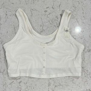 NWT- Aerie Chilly Pointelle Longline Bralette